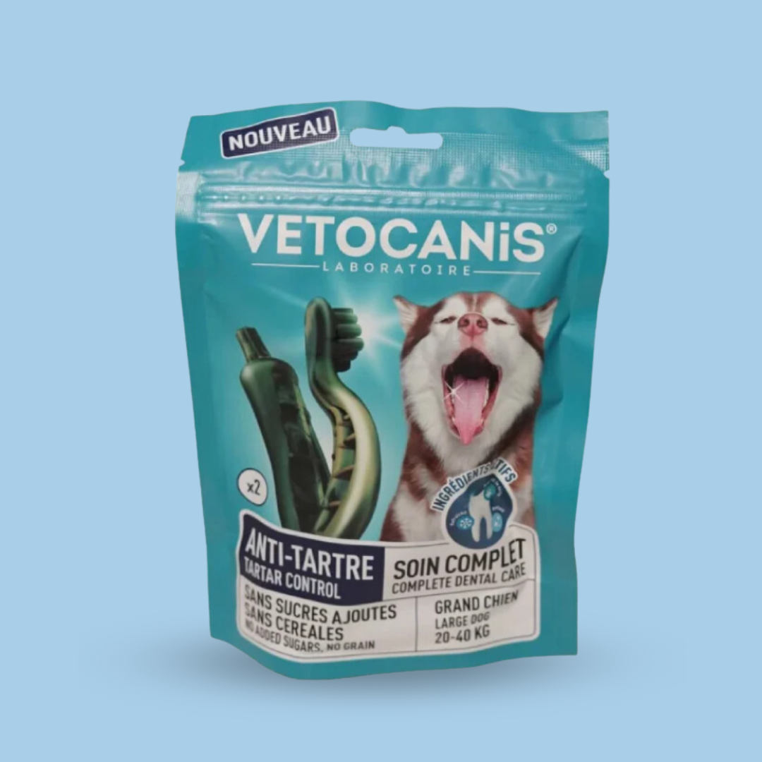 soin bonne haleine et dents saines chien VETOCANIS