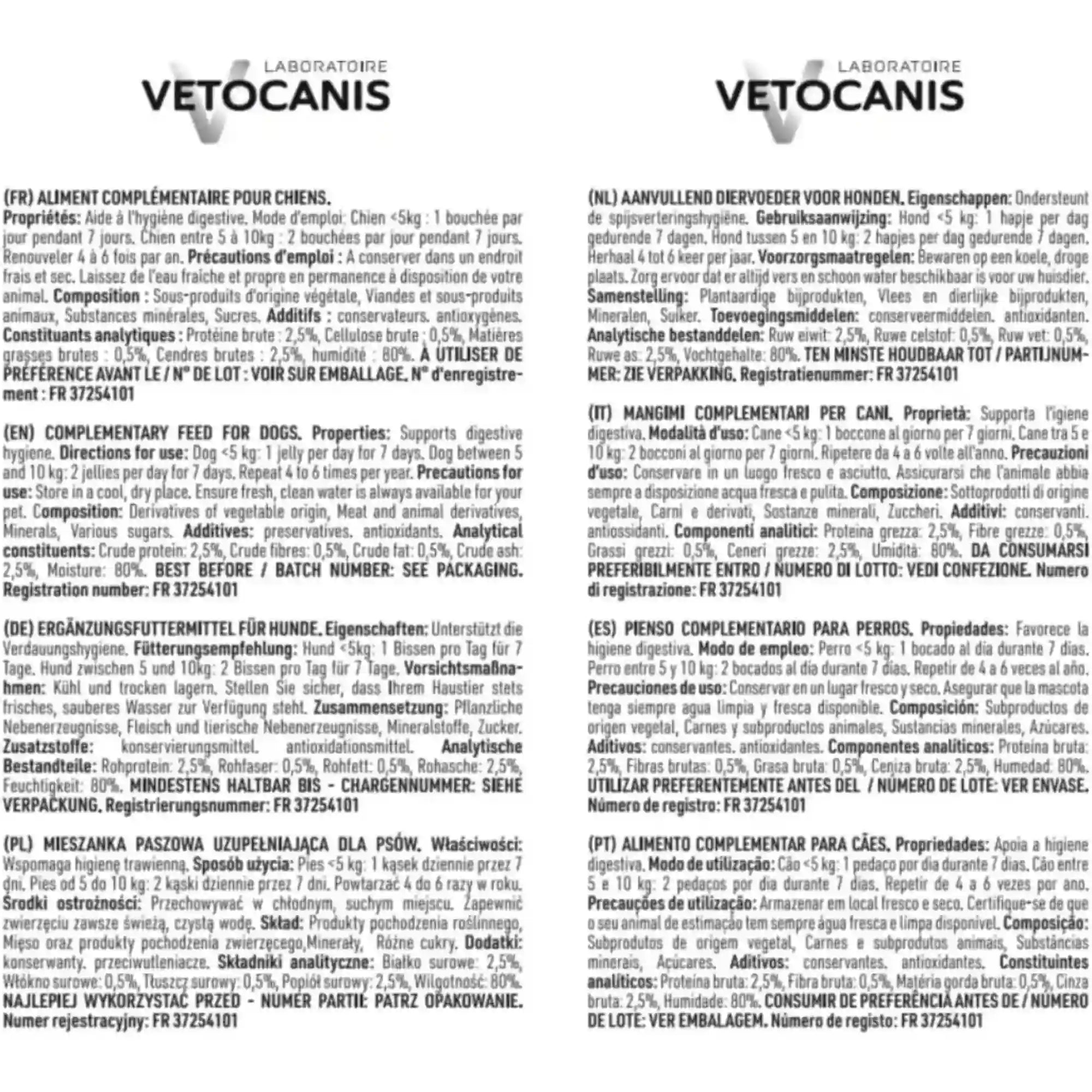 VERZEN 24 Bouchées pour chiot et chien -10KG