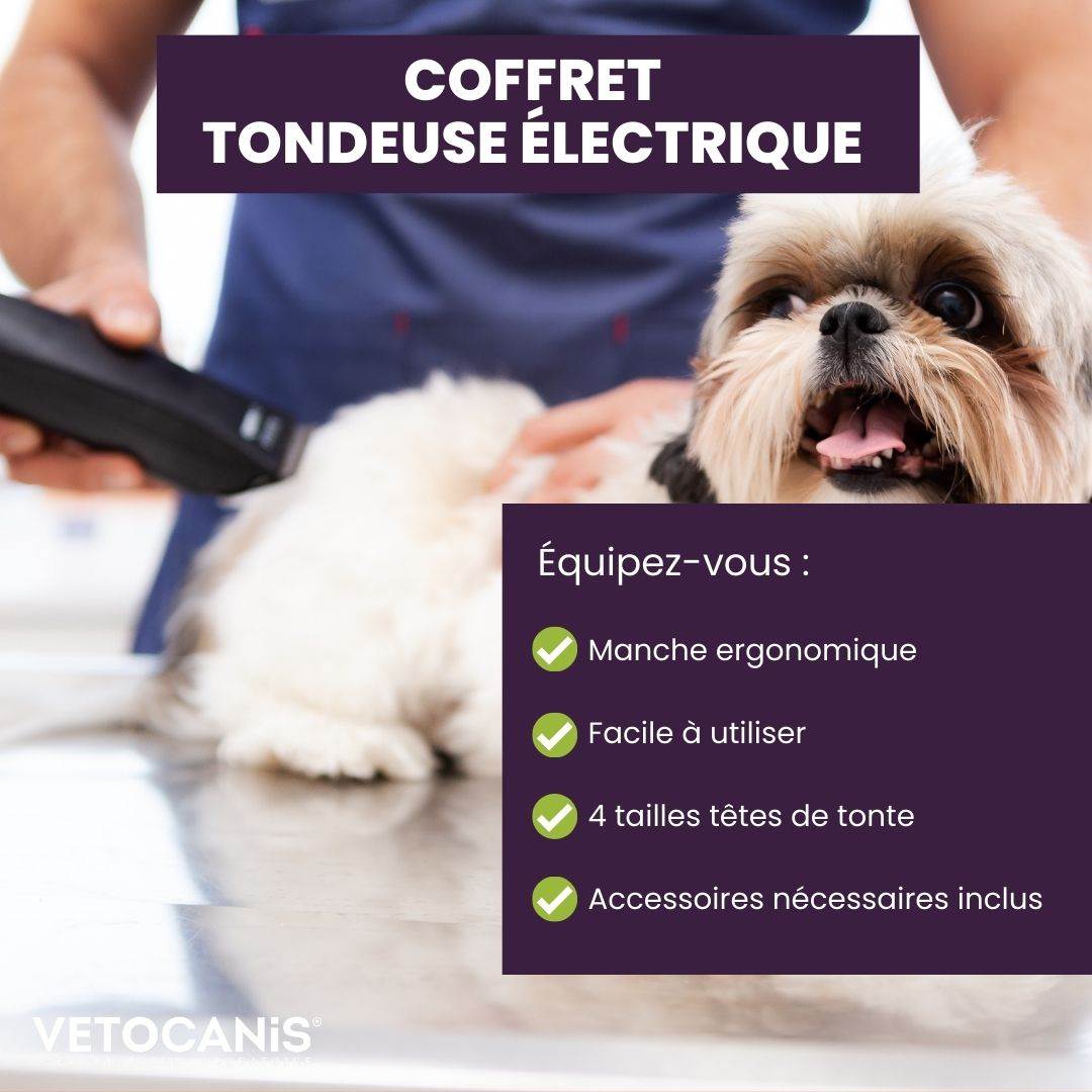 coffret tondeuse chien vetocanis équipez vous