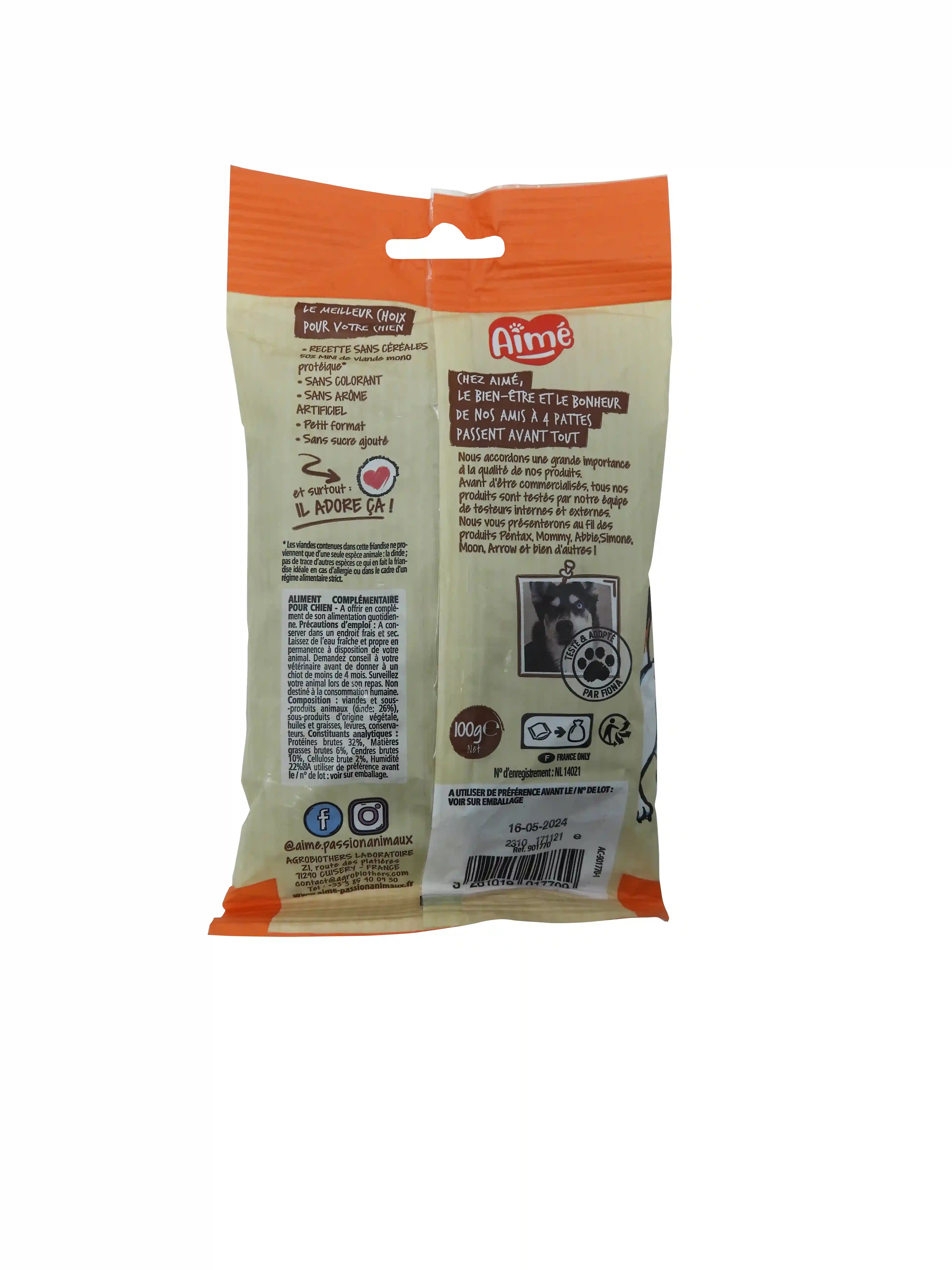 Friandises sans céréales pour Chien 100g