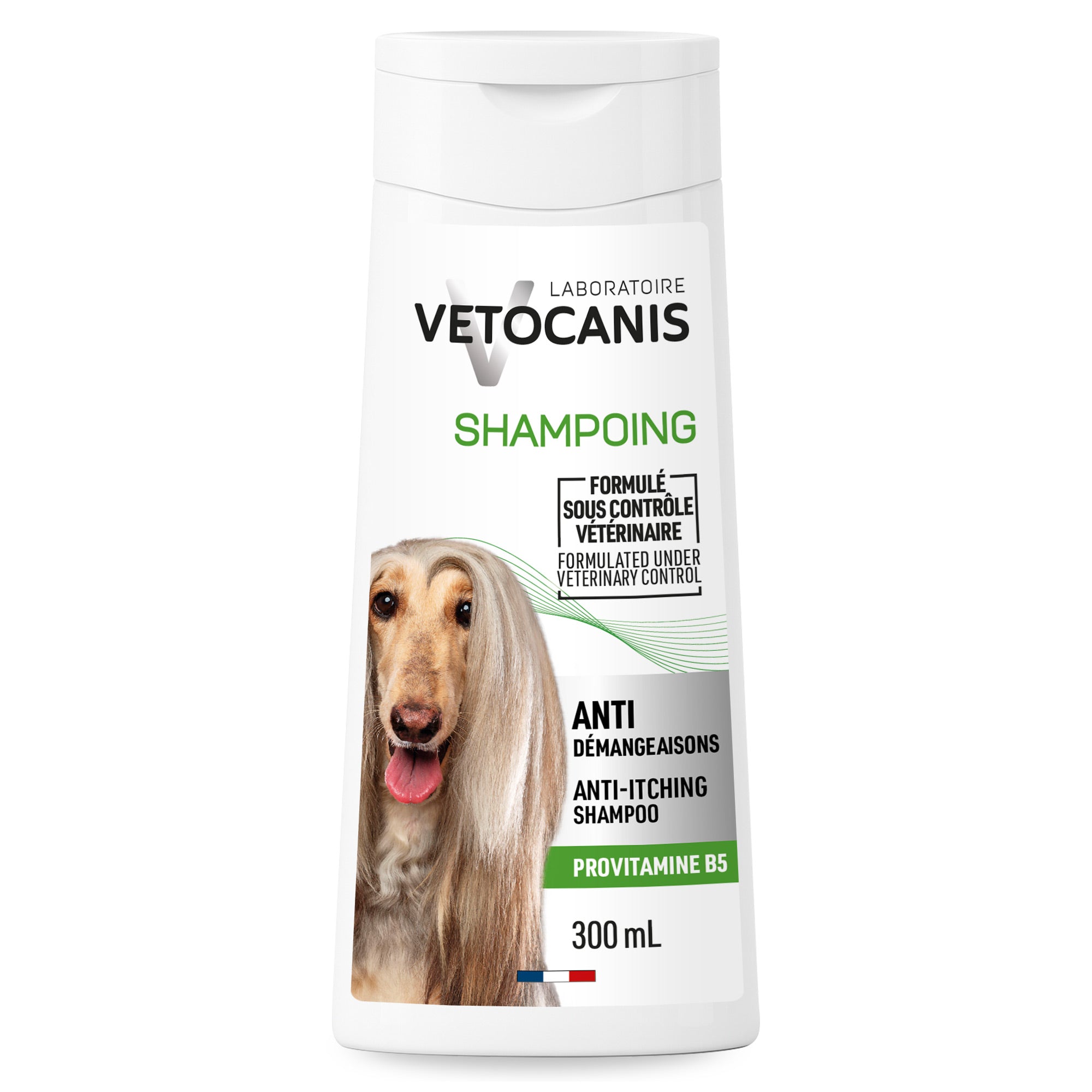 Shampoing Professionnel Anti-Démangeaisons pour Chien Vetocanis provitamine b5