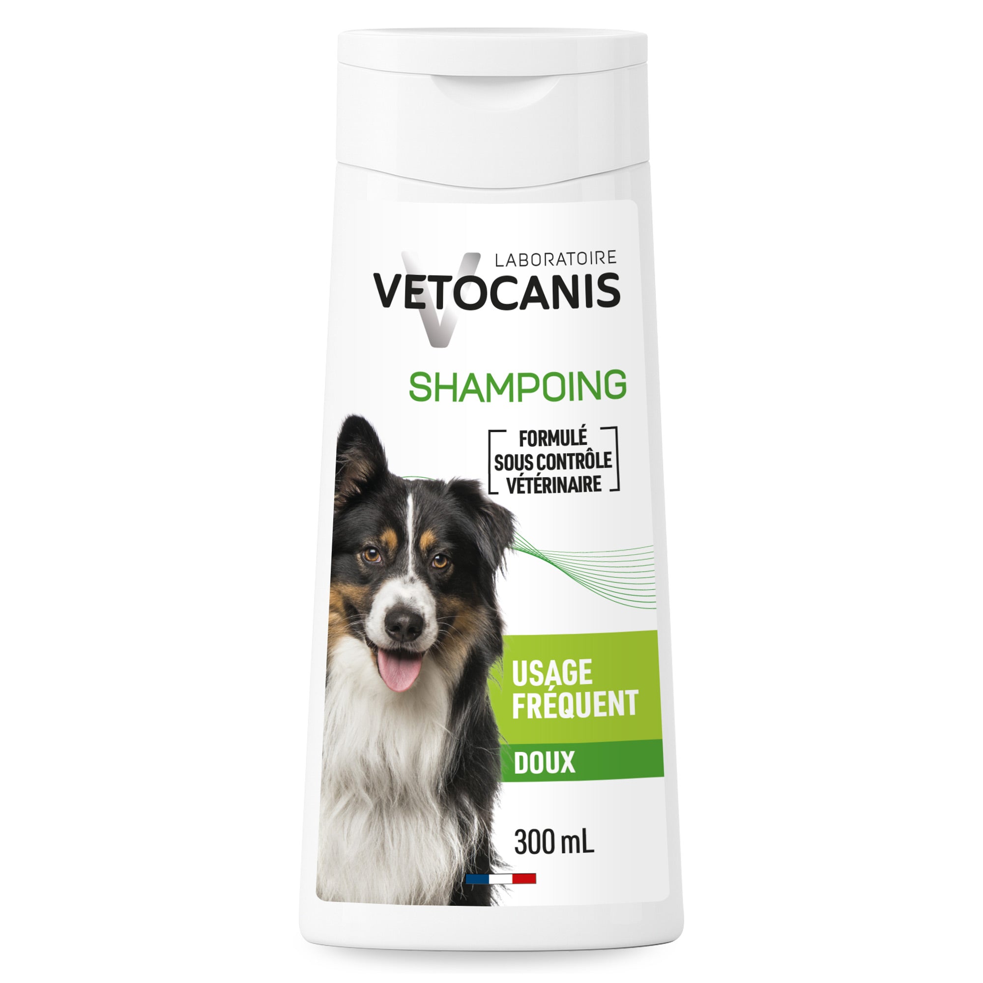 Shampoing doux usage fréquent pour chien Vetocanis