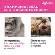 Shampoing idéal pour un usage fréquent du chat