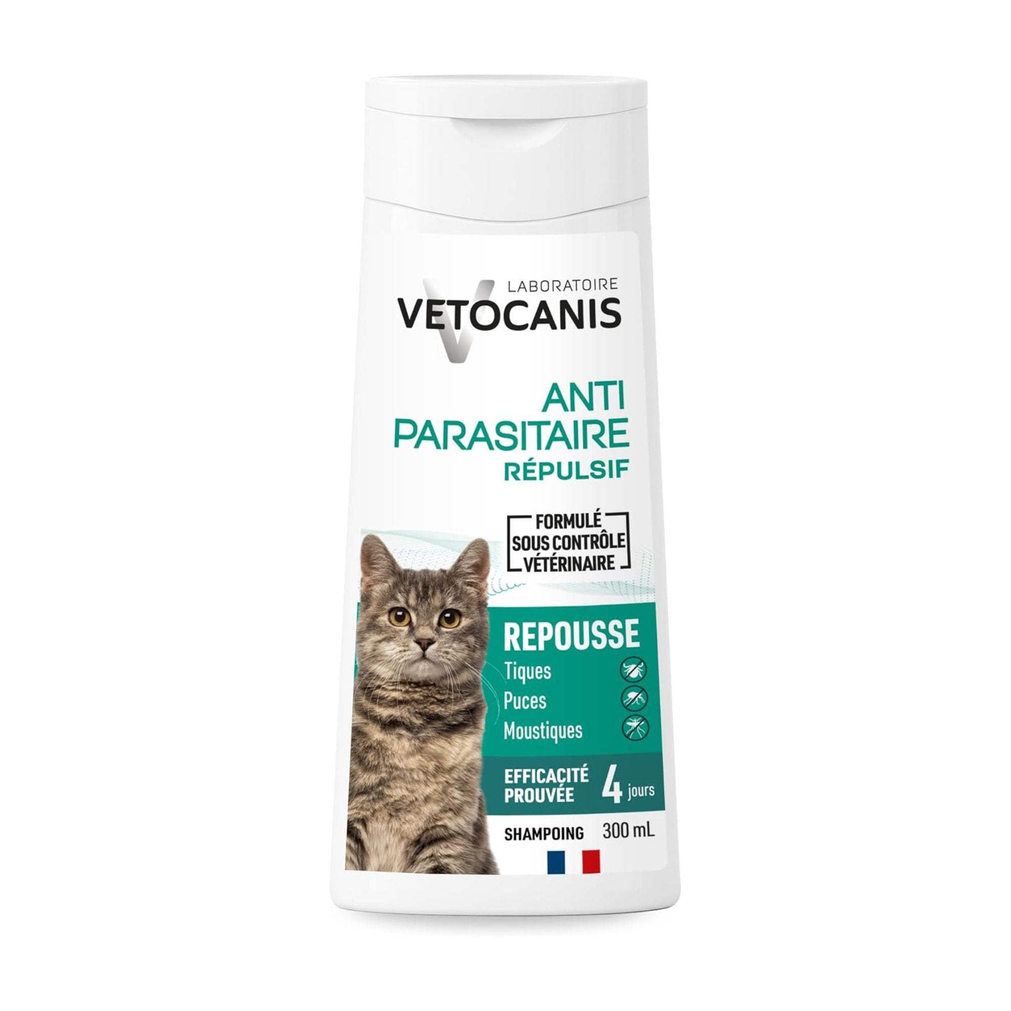 shampoing antiparasitaire chat