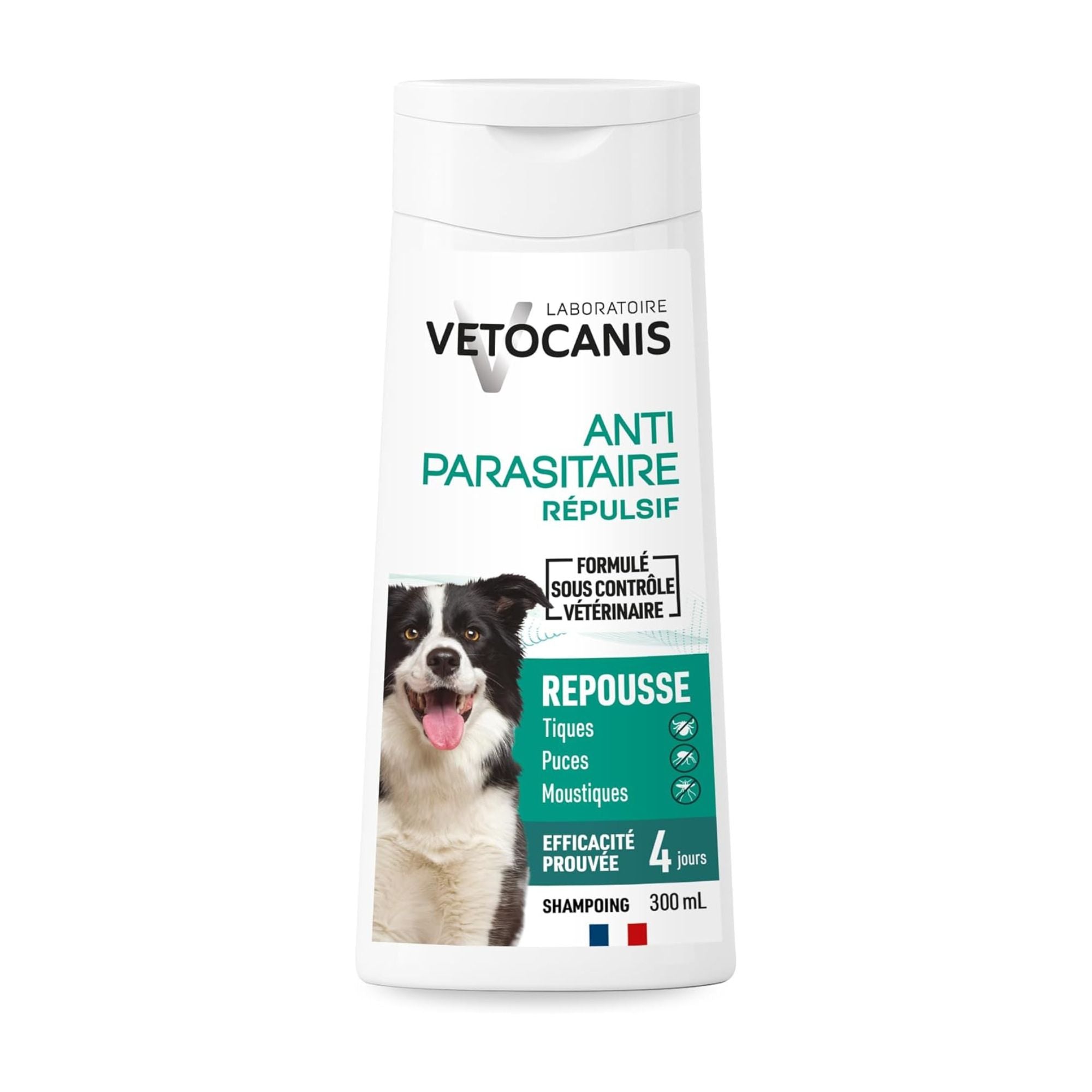 shampoing antiparasitaire chien