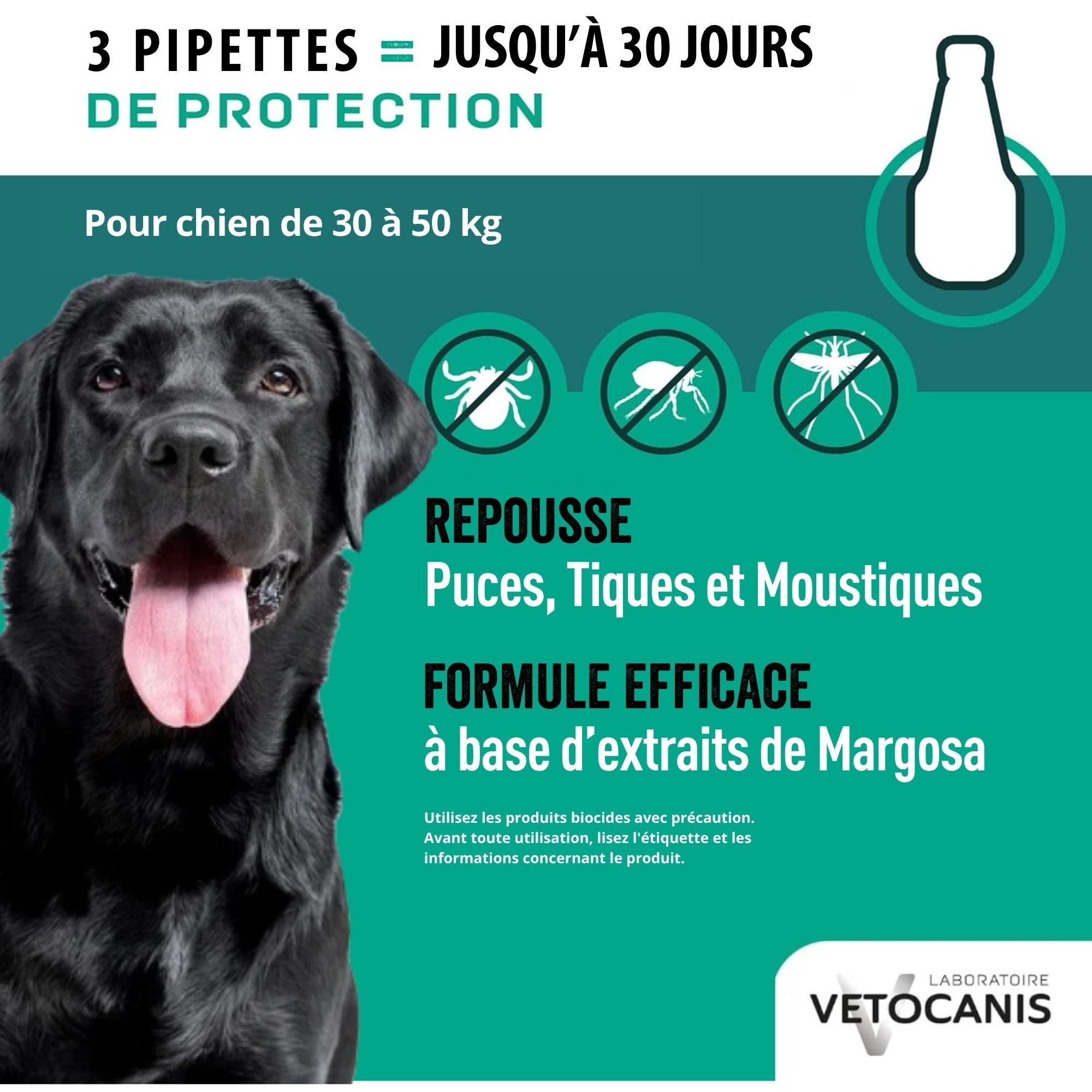 pipettes antiparasitaires grand chien protection 