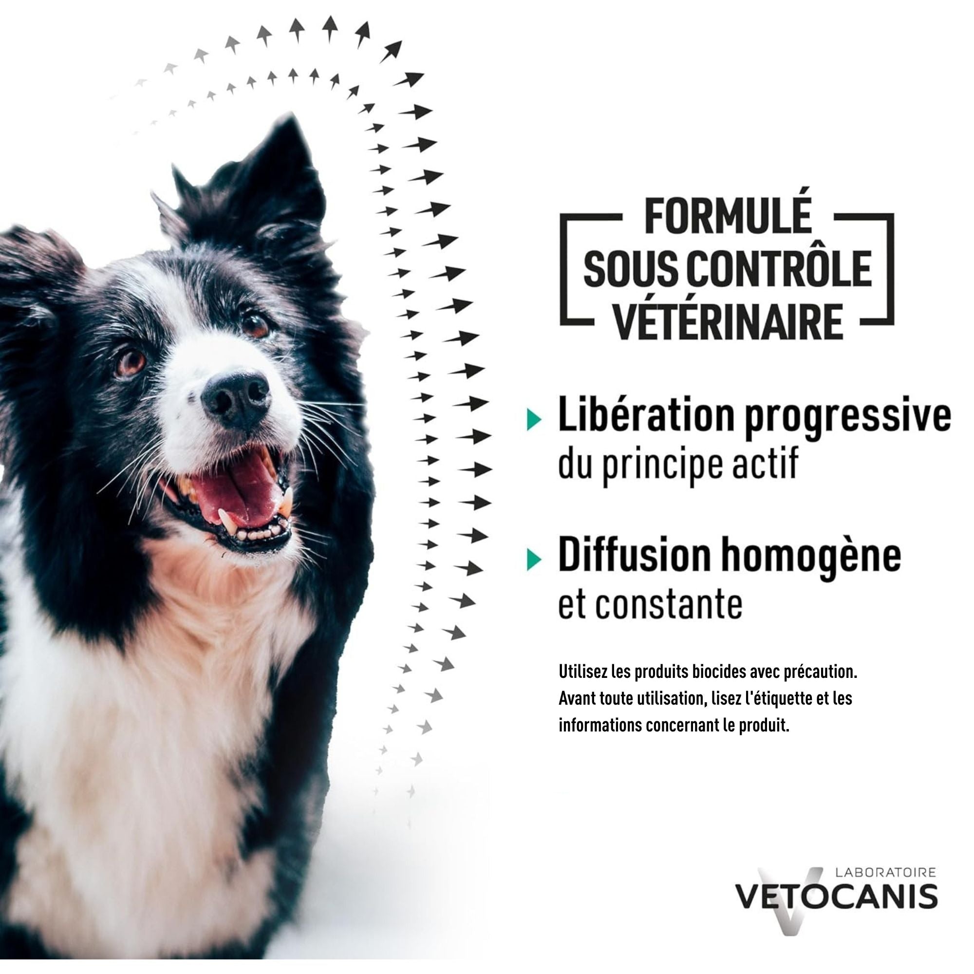 VETOCANIS 20%M Solution répulsive pour spot-on pour chiens