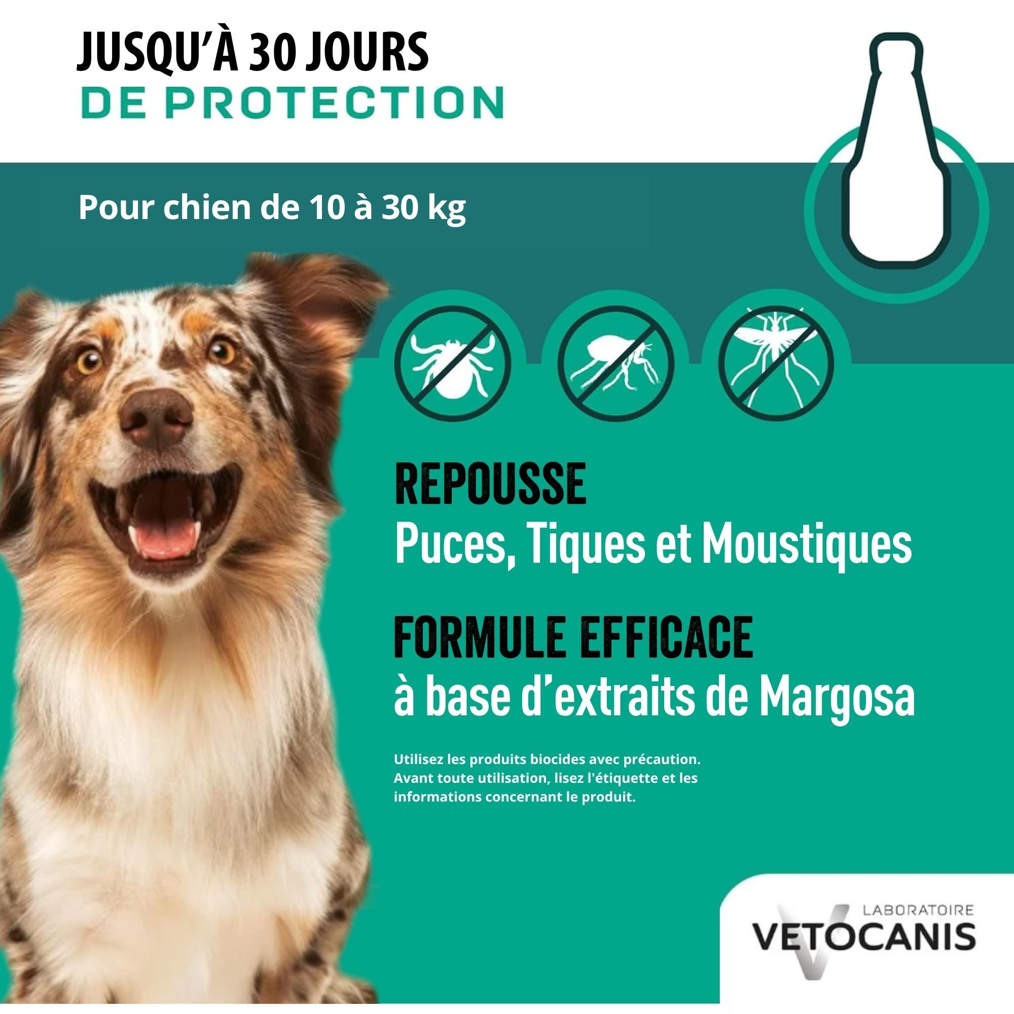 pipettes antiparasitaires chien moyen protection 
