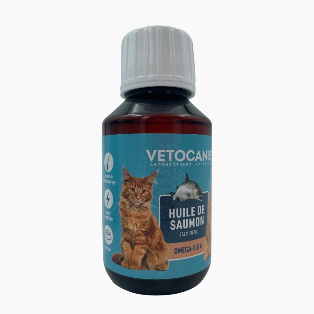 LAB V Huile de saumon pour chiens et chats 250ml