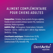Ingrédients DentActiv Chien