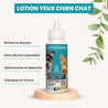 lotion nettoyante yeux  chien chat VETOCANIS