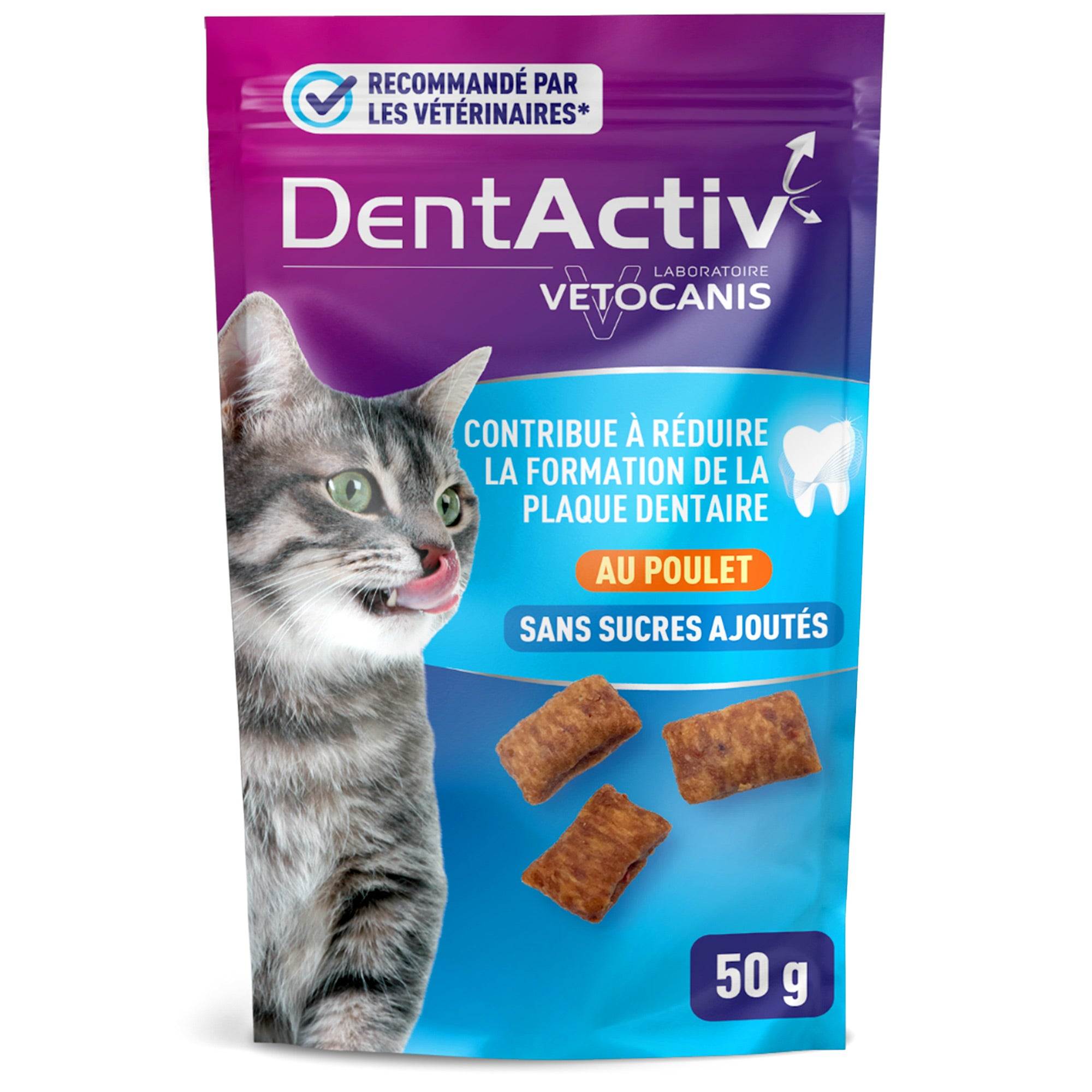 DentActiv Action Friandises Dentaires pour Chat
