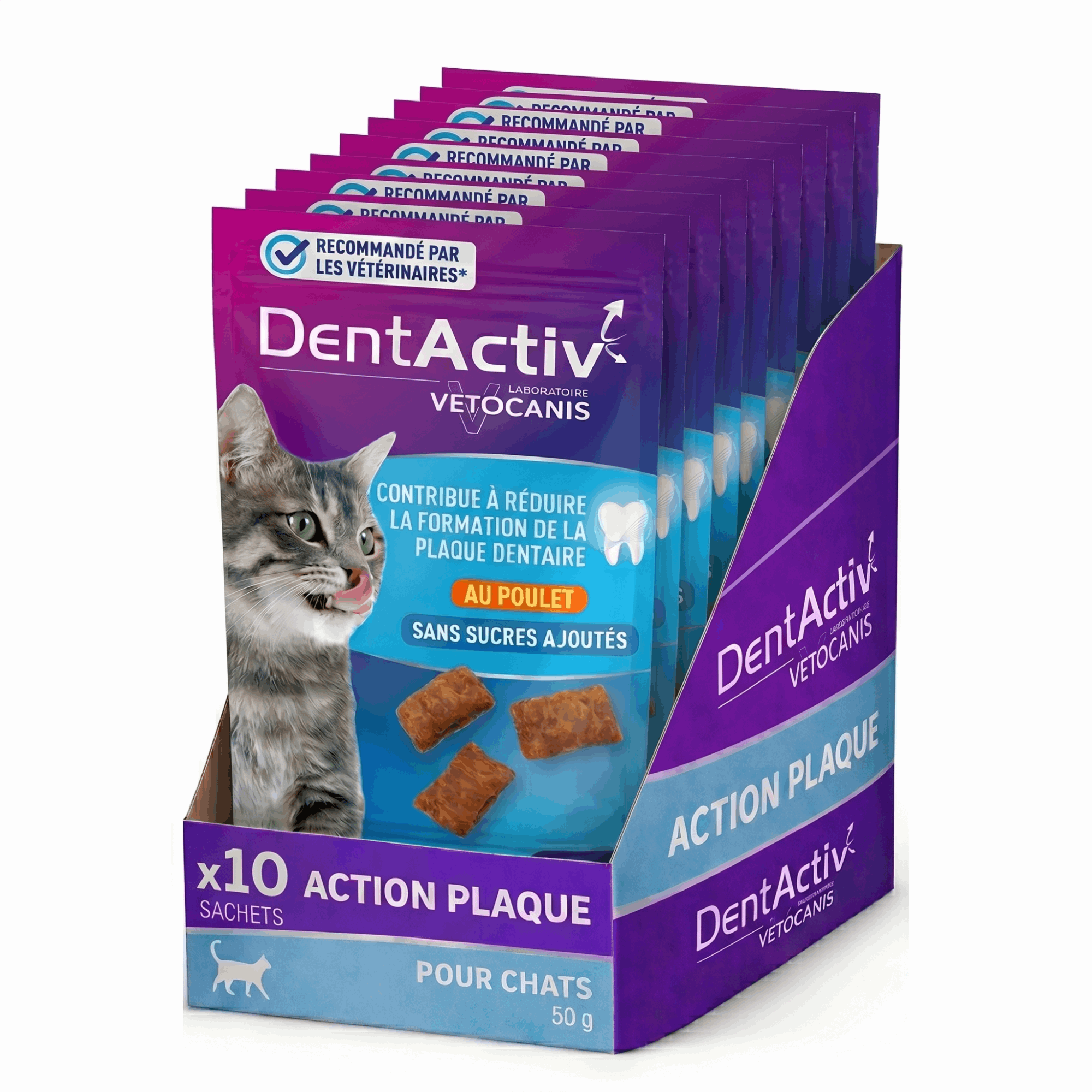 DentActiv Action pour Chat x 10 sachets