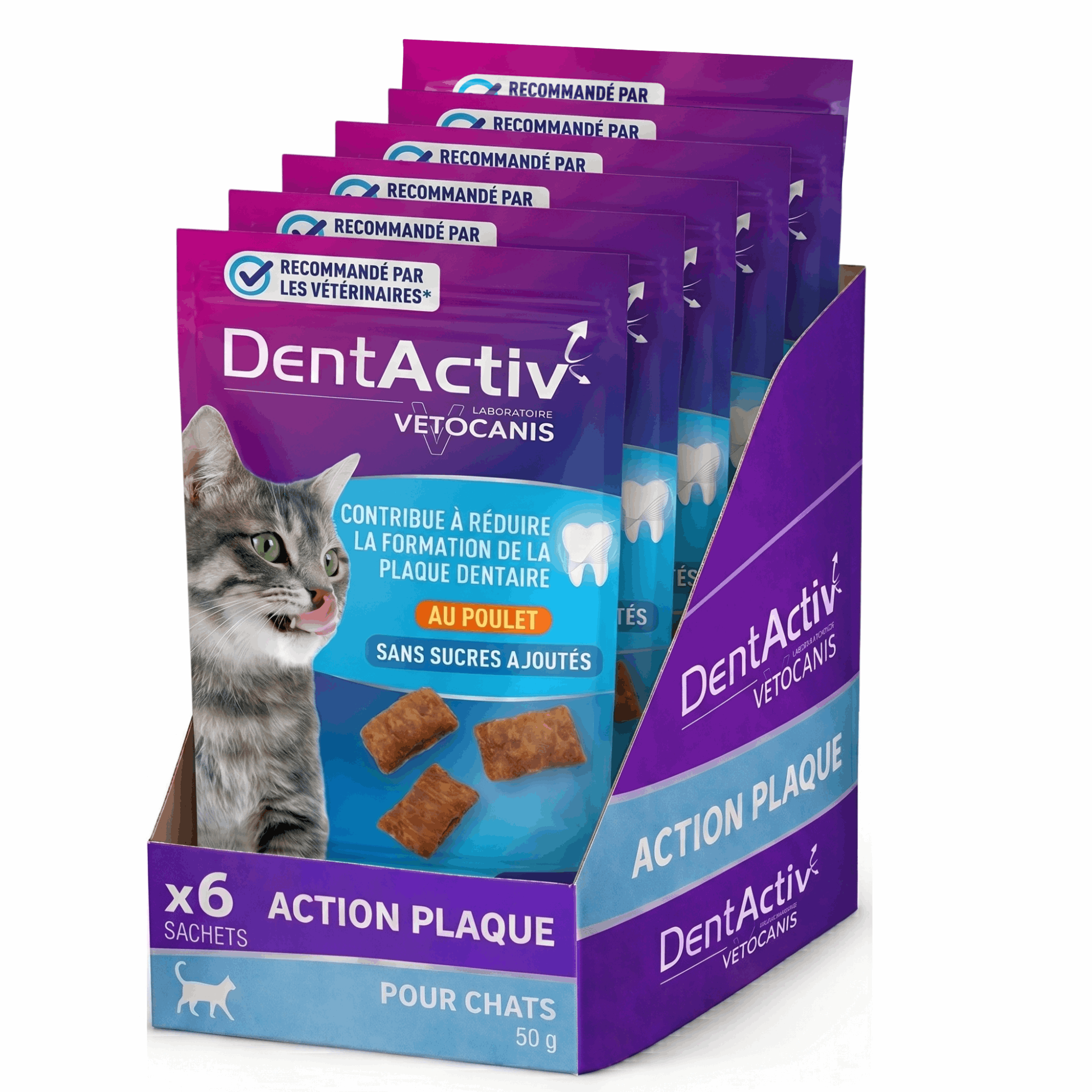 DentActiv Action pour Chat x 6 sachets