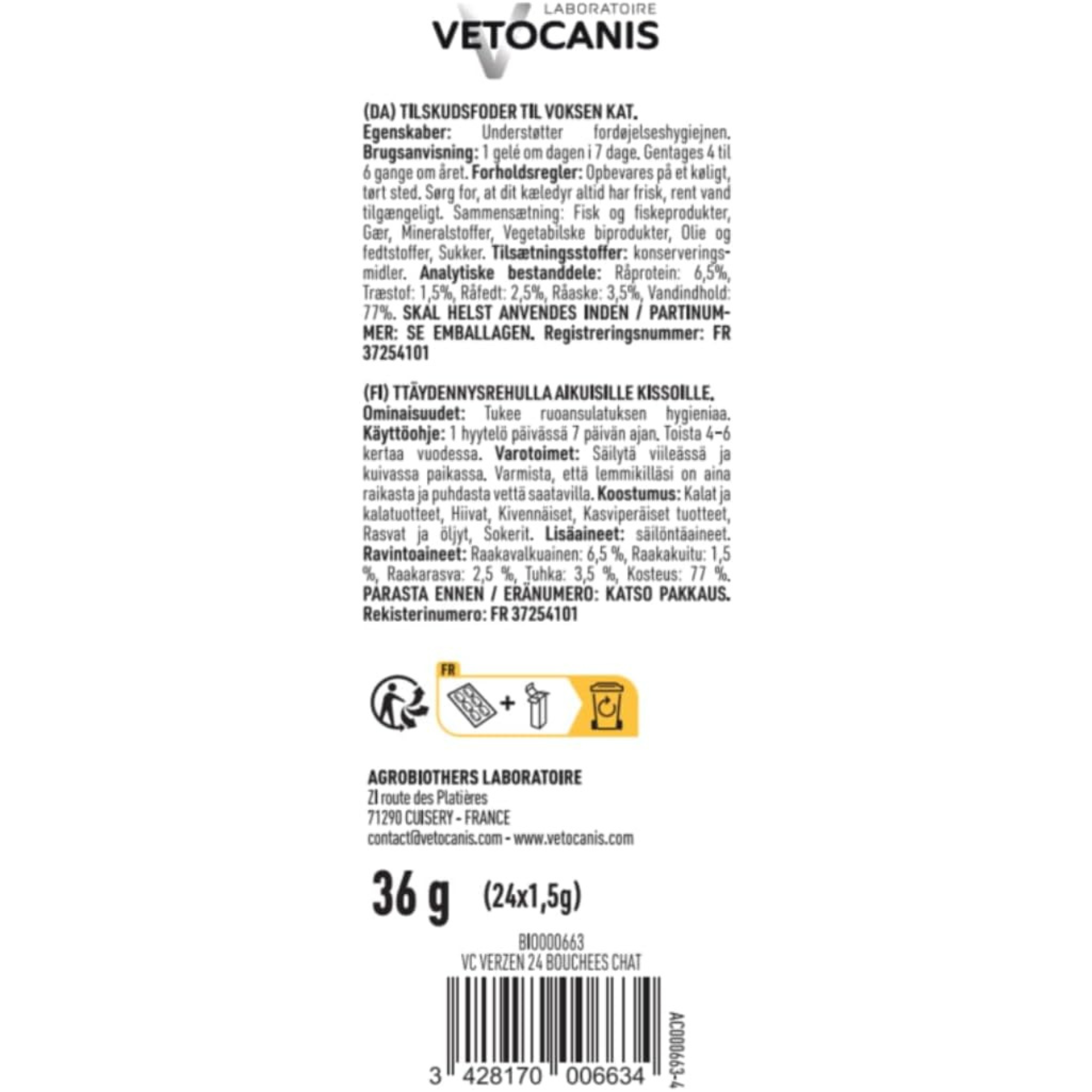 VERZEN 24 Bouchées Chat