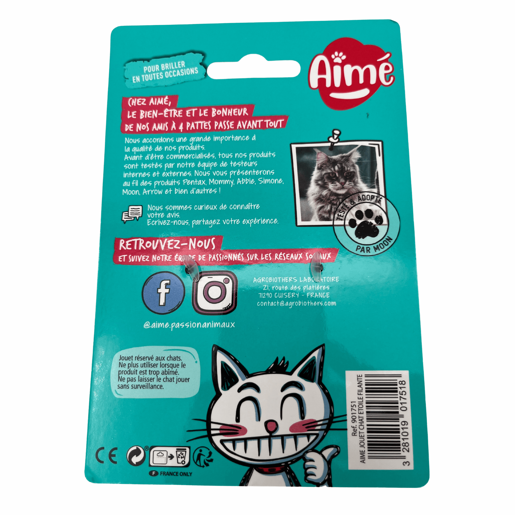Jouet étoile filante pour Chat
