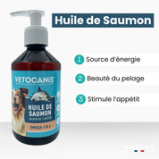 Huile de saumon avantages chien et chat