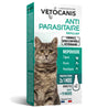 Pipettes anti parasitaire contre tiques, puces et moustiques pour chat à partir de 9 mois