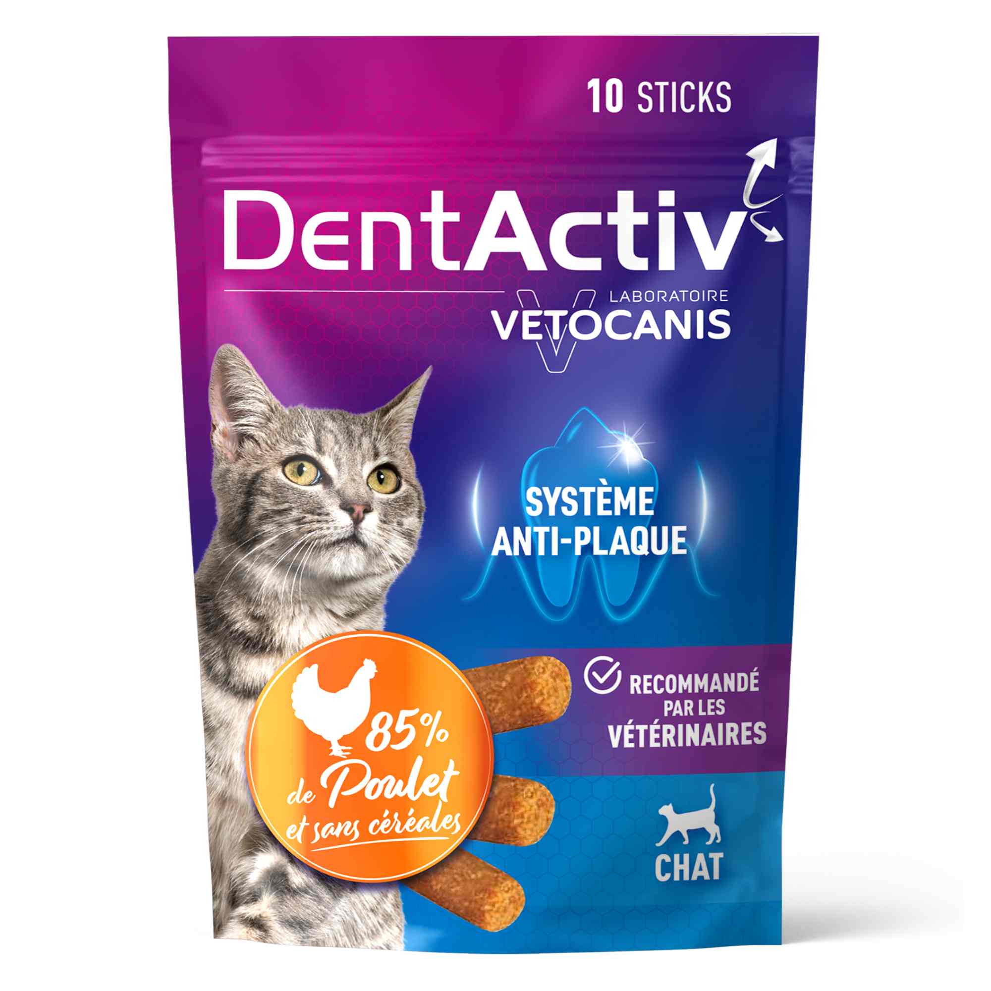 Dentactiv poulet chat