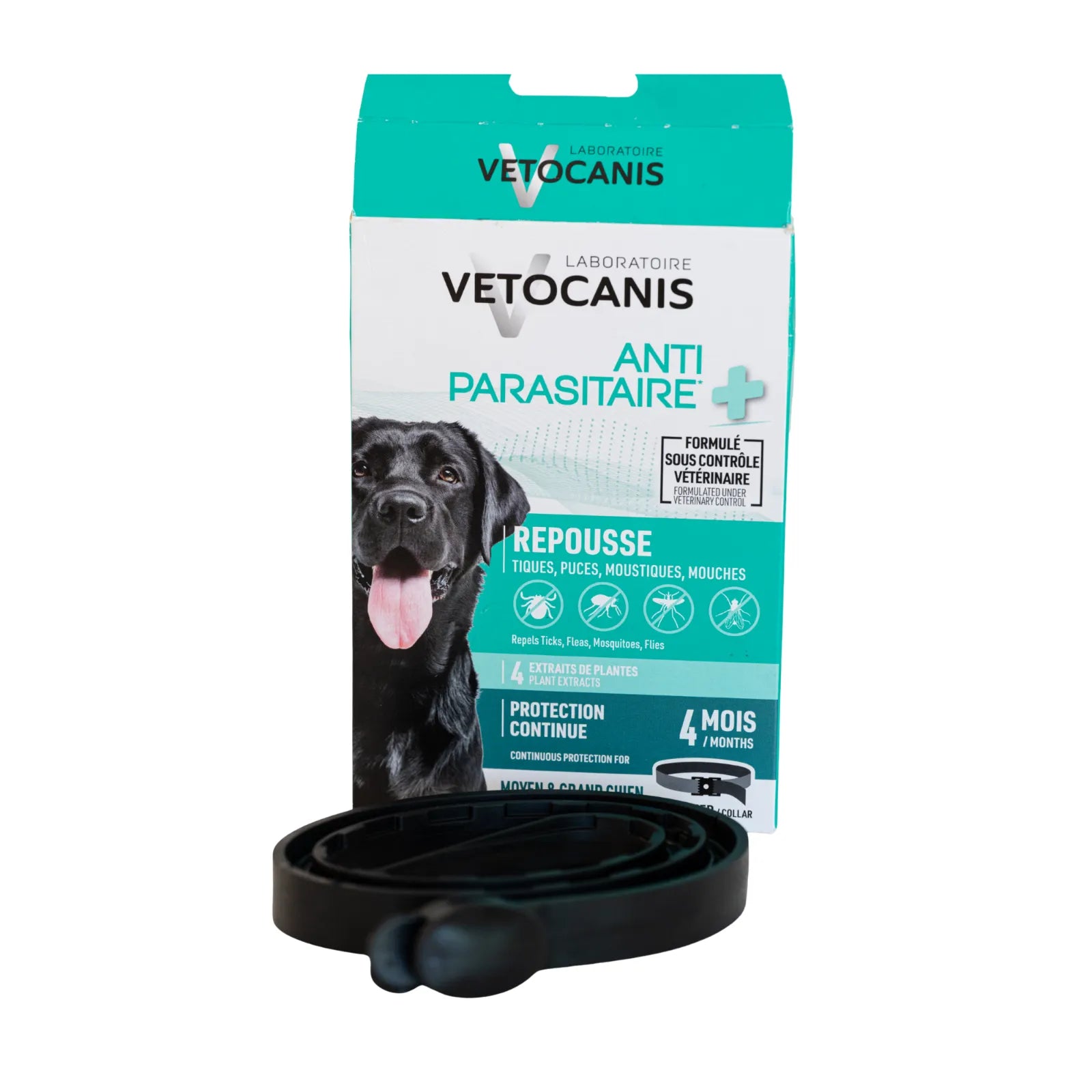 Collier Antiparasitaire + pour Chien à partir de 4 mois