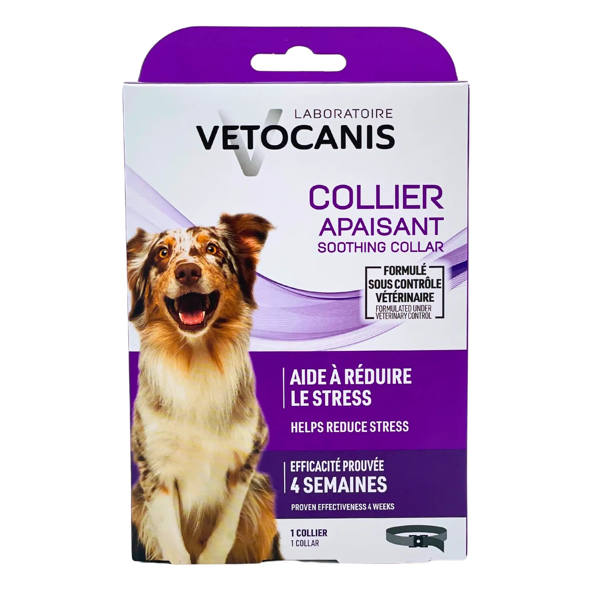 collier apaisant pour chien vetocanis