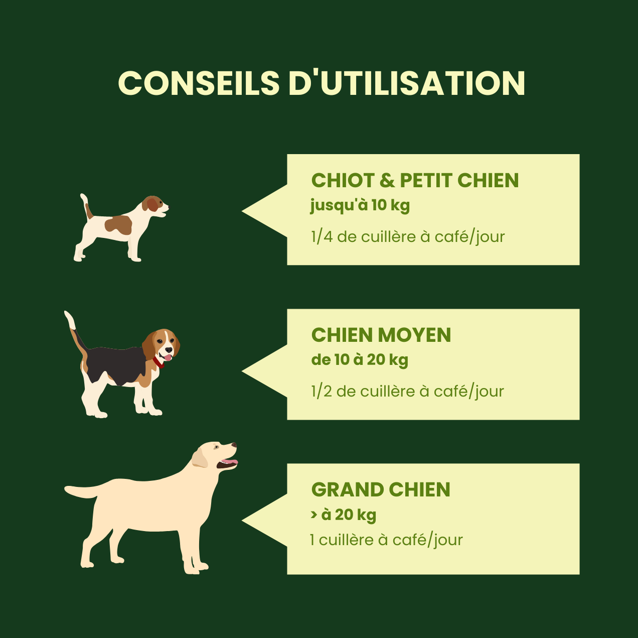 Conseils utilisation chien poudre dentaire Vetocanis 