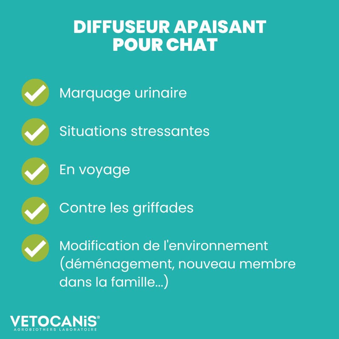 comment apaiser son chat diffuseur Vetocanis