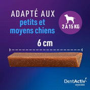 friandise dentaire adapté aux petits et moyens chiens