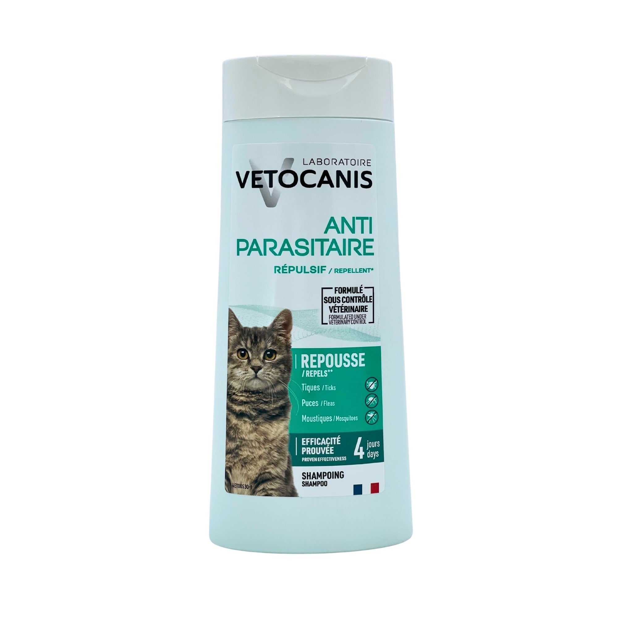 shampoing antiparasitaire chat
