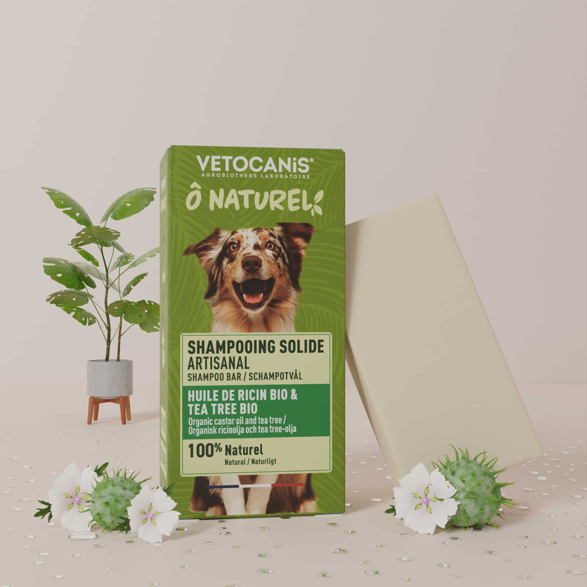 shampoing solide vetocanis pour chien