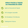 avantages spray puces et tiques naturel 