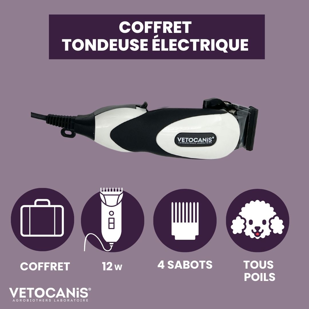 coffret tondeuse chien Vetocanis à quoi s'attendre