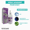 Ingrédients spray apaisant chat Vetocanis