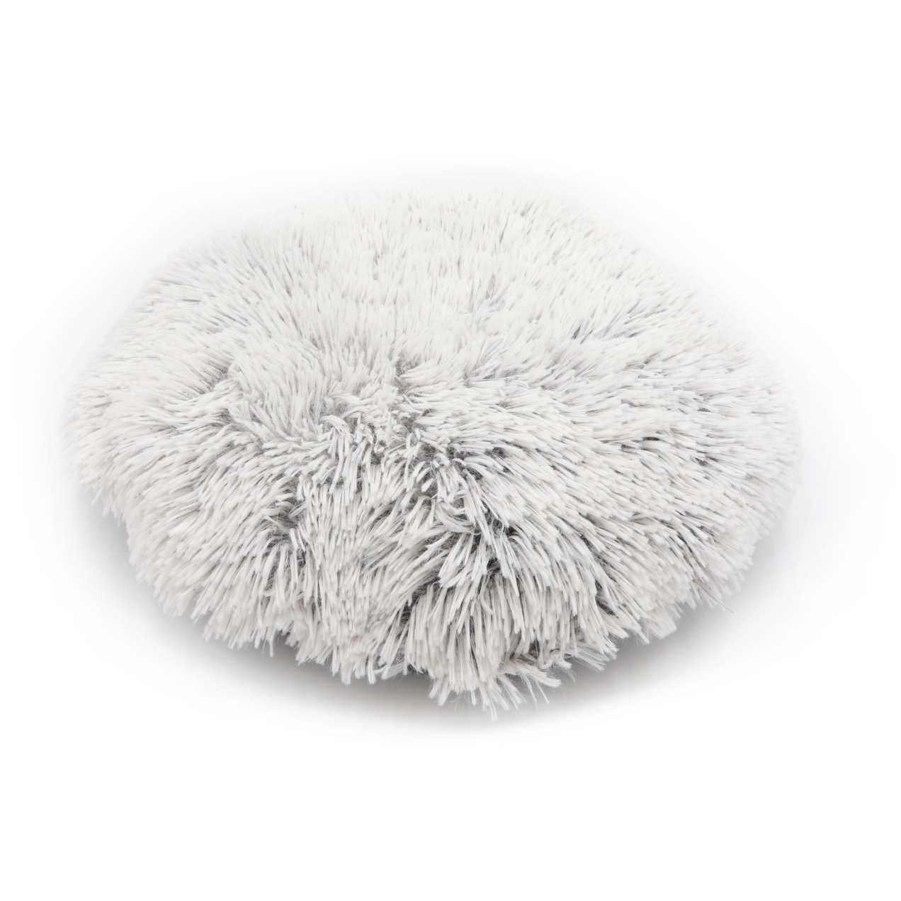 Coussin rond en fourrure pour Chat aimé