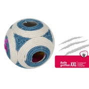 Balle griffoir XXL pour Chat aimé