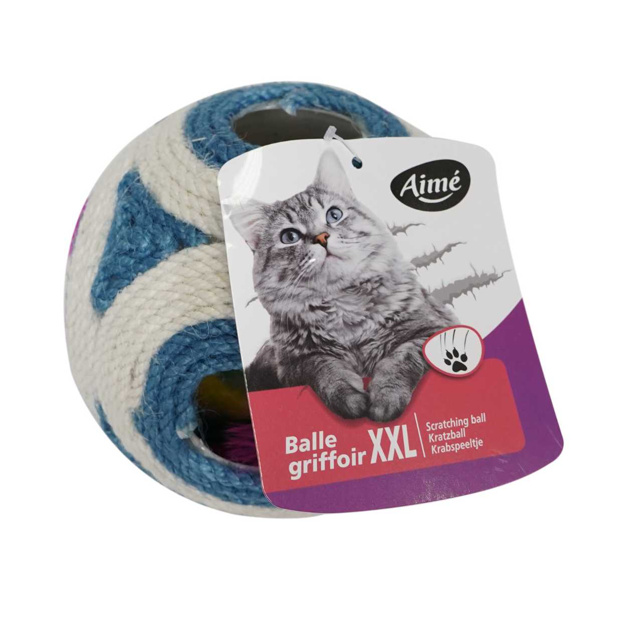 Balle griffoir XXL pour Chat