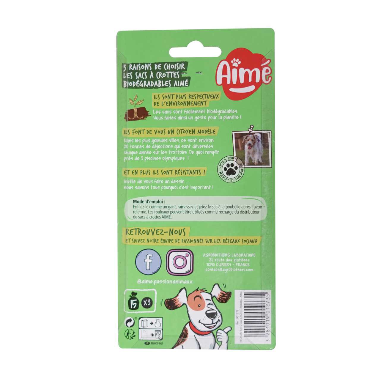 Sac à crottes chien