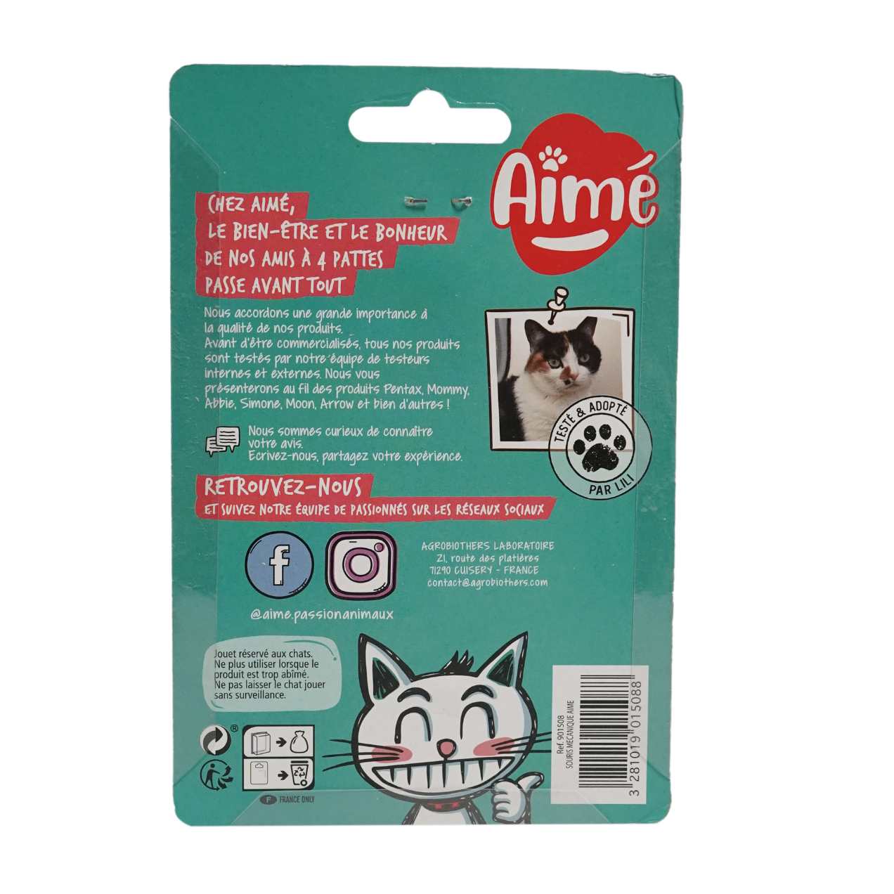 Souris mécanique Chat