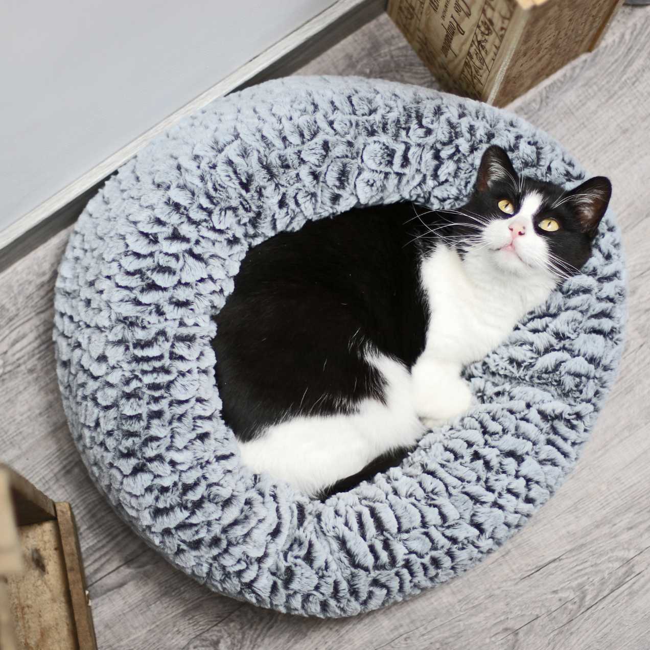 Corbeille fourrure Chat