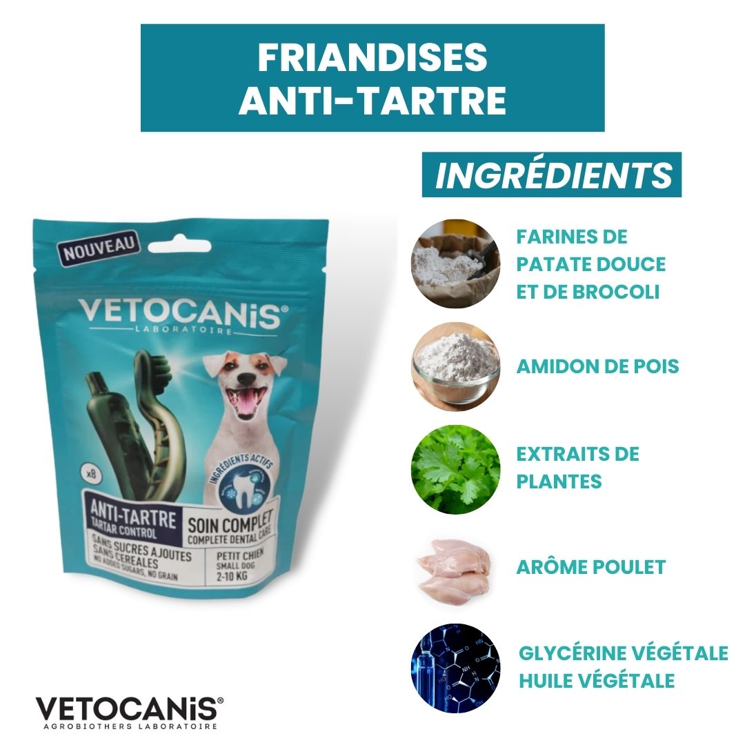 friandises anti tartre chien ingrédients