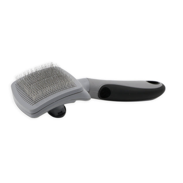 Brosse Carde Retractable Autonettoyante pour Chien. Etape 1. Démêlage - vetocanis