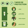 1 mois de protection Pipettes Répulsives Anti-Puces 