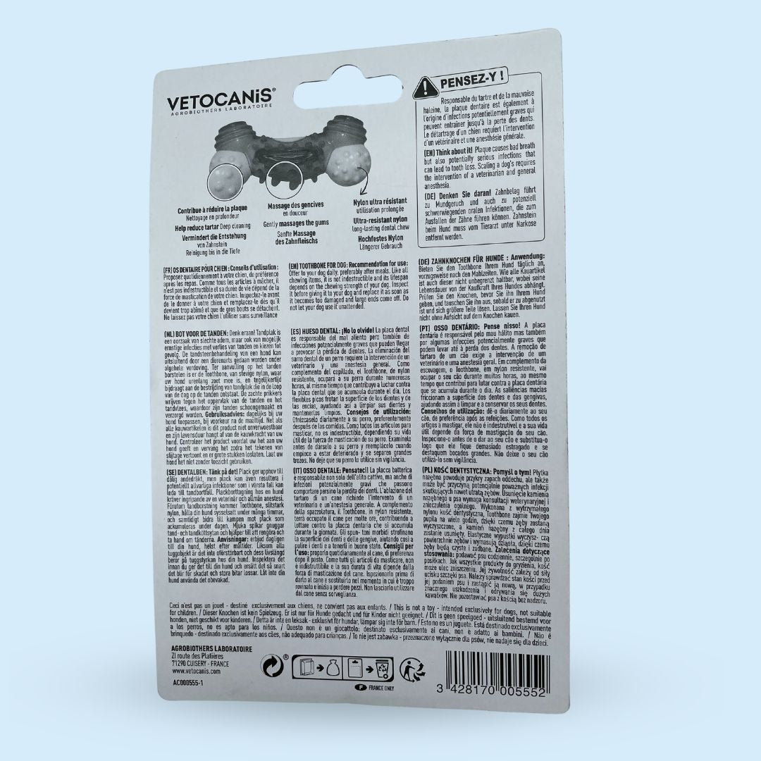 dos de pack os dentaire petit chien vetocanis