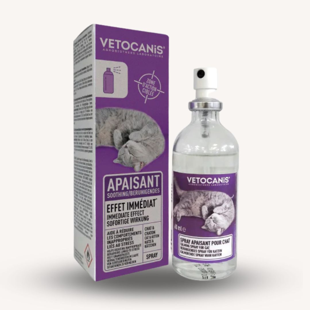 Spray apaisant pour chat Vetocanis - action locale