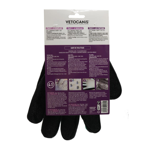 Gant de Toilettage en Silicone 4 en 1 
