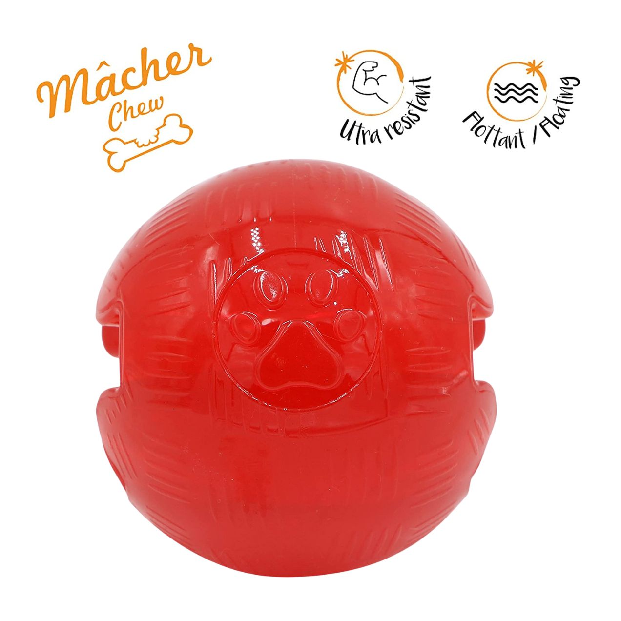 Aime Jouet Balle Tennis Menthe 5 cm pour Chien