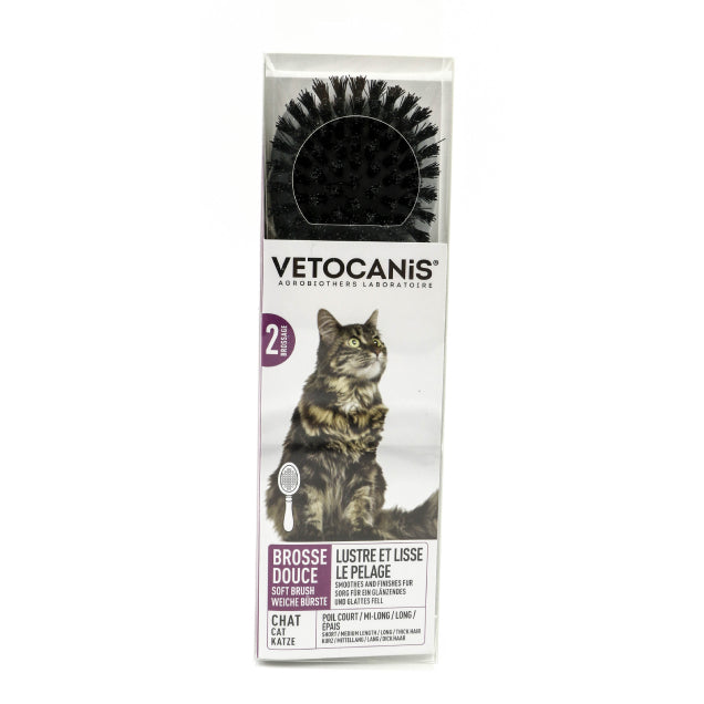 Brosse Douce pour Chat vetocanis 
