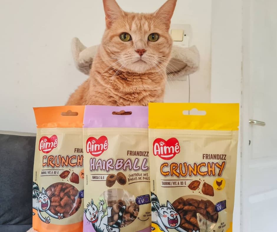gamme friandises pour chat Aimé par Vetocanis