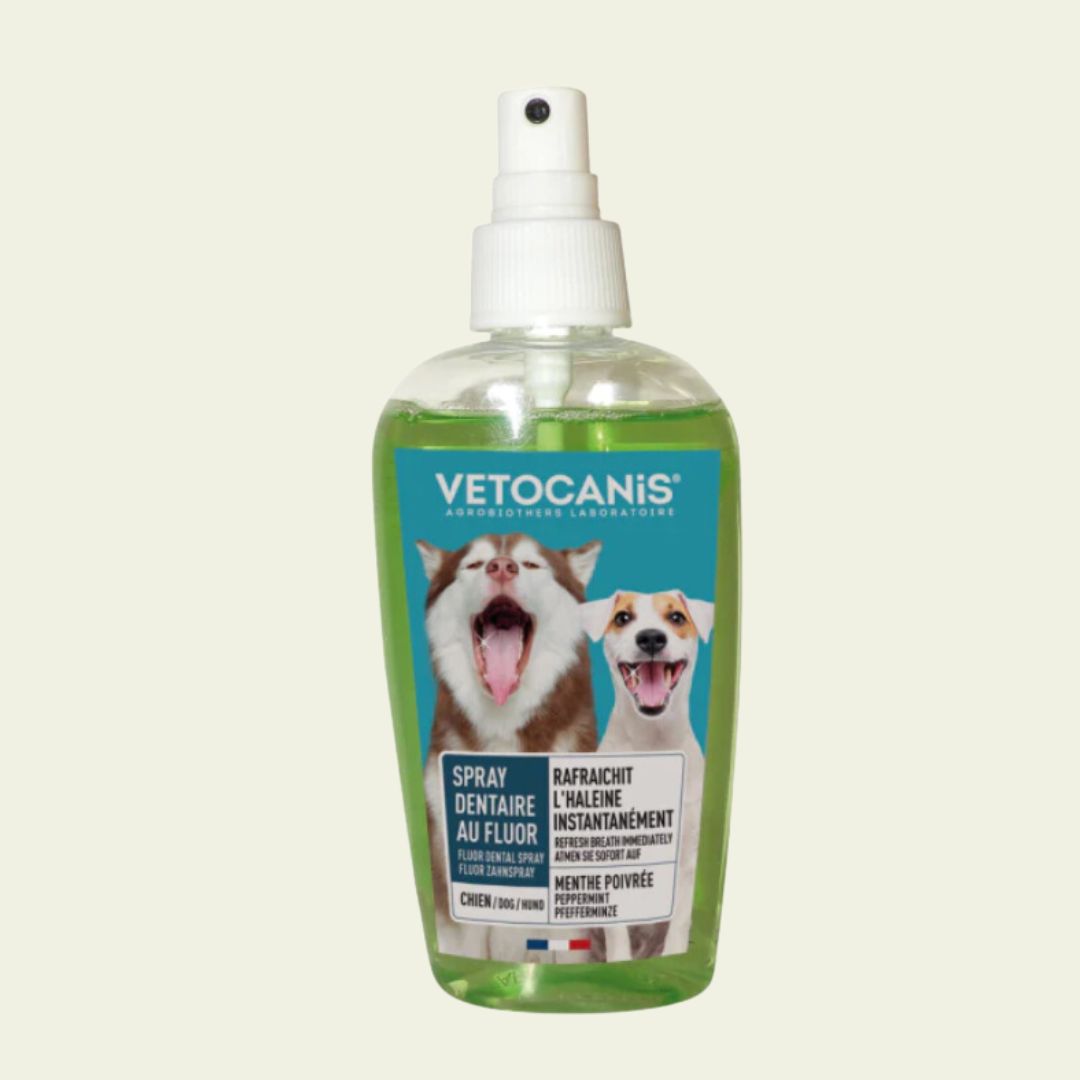 Spray Dentaire Anti-Tartre rafraîchit l'haleine chien