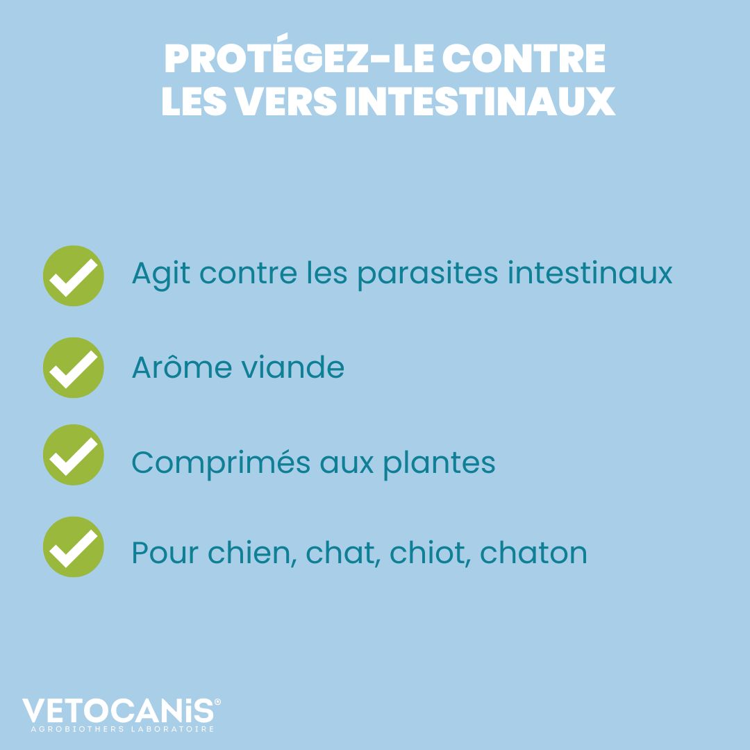 protéger chien chat vers intestinaux vetocanis